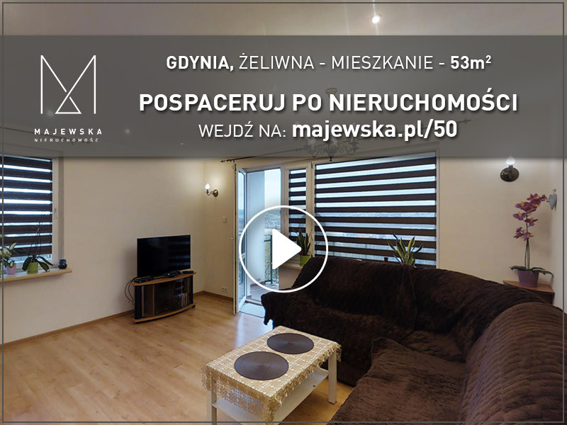 Mieszkanie, 55 m², 2 pok. — Gdynia, Pogórze